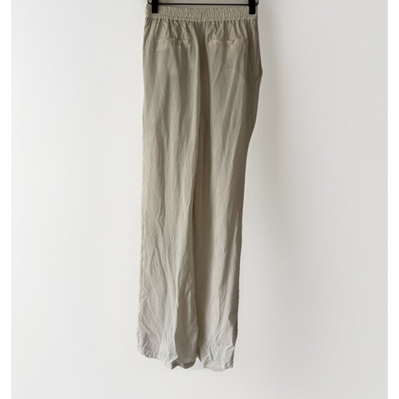 Artica Arbox Wide Leg Snap Closure Pants - Beige - US Size S Made In Italy READ - Picture 2 of 16